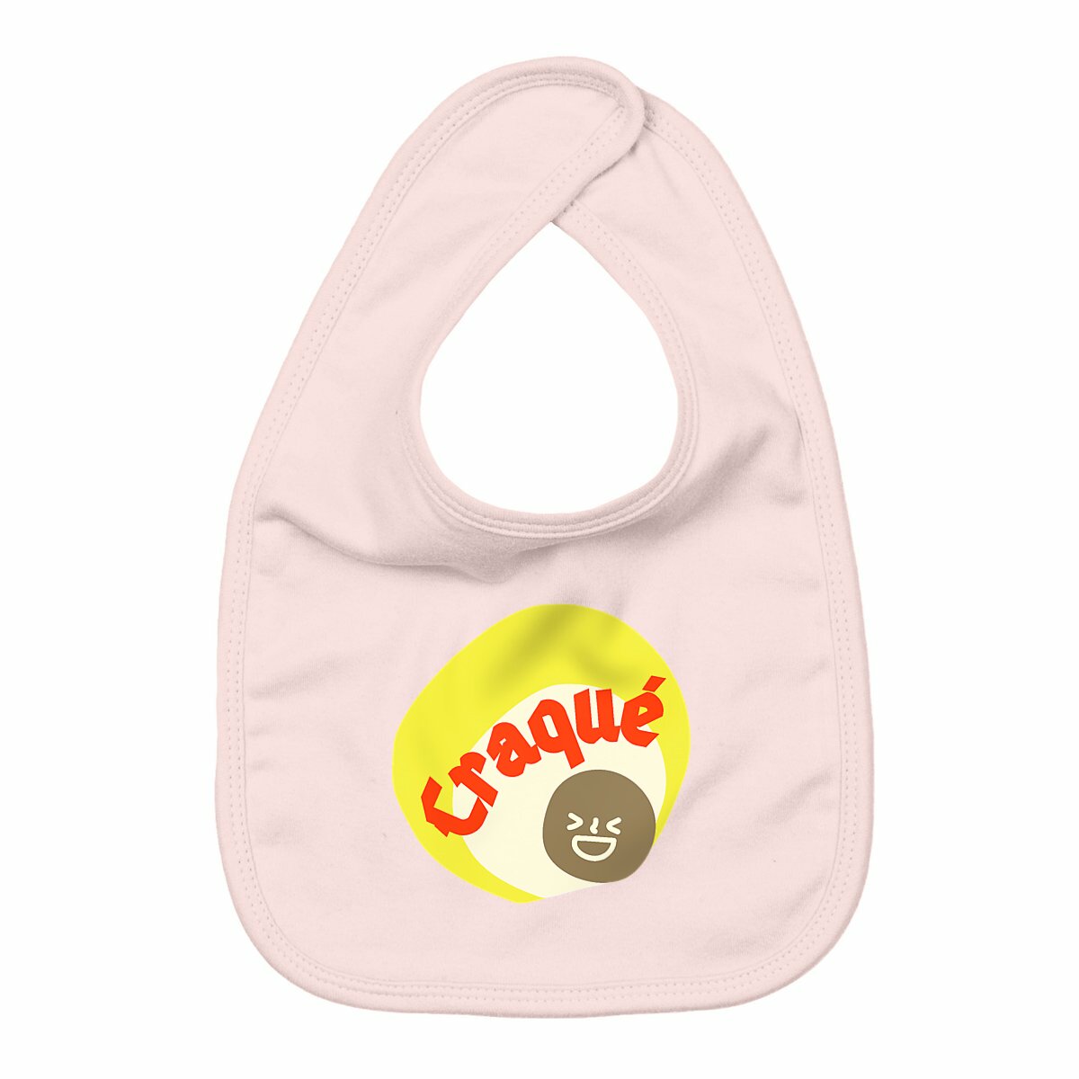 CRAQUE ? CAPSULE PUNCHY ? Bavoir 100 % coton biologique 3 coloris 