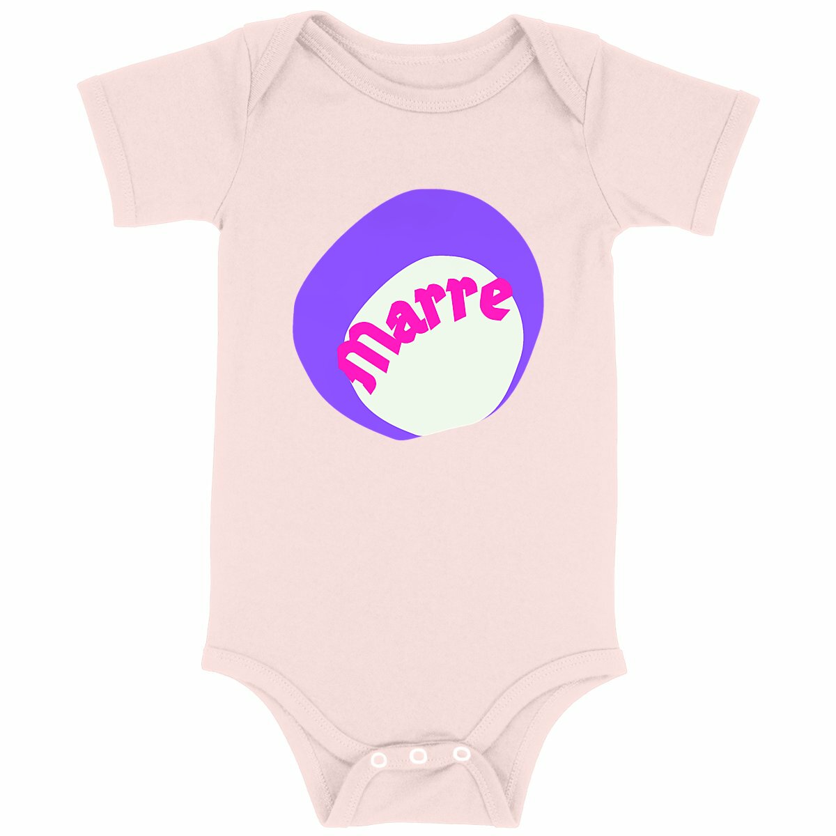 MARRE ? CAPSULE LICORNE ? Body bébé 100 % coton biologique ou en conversion 3 coloris