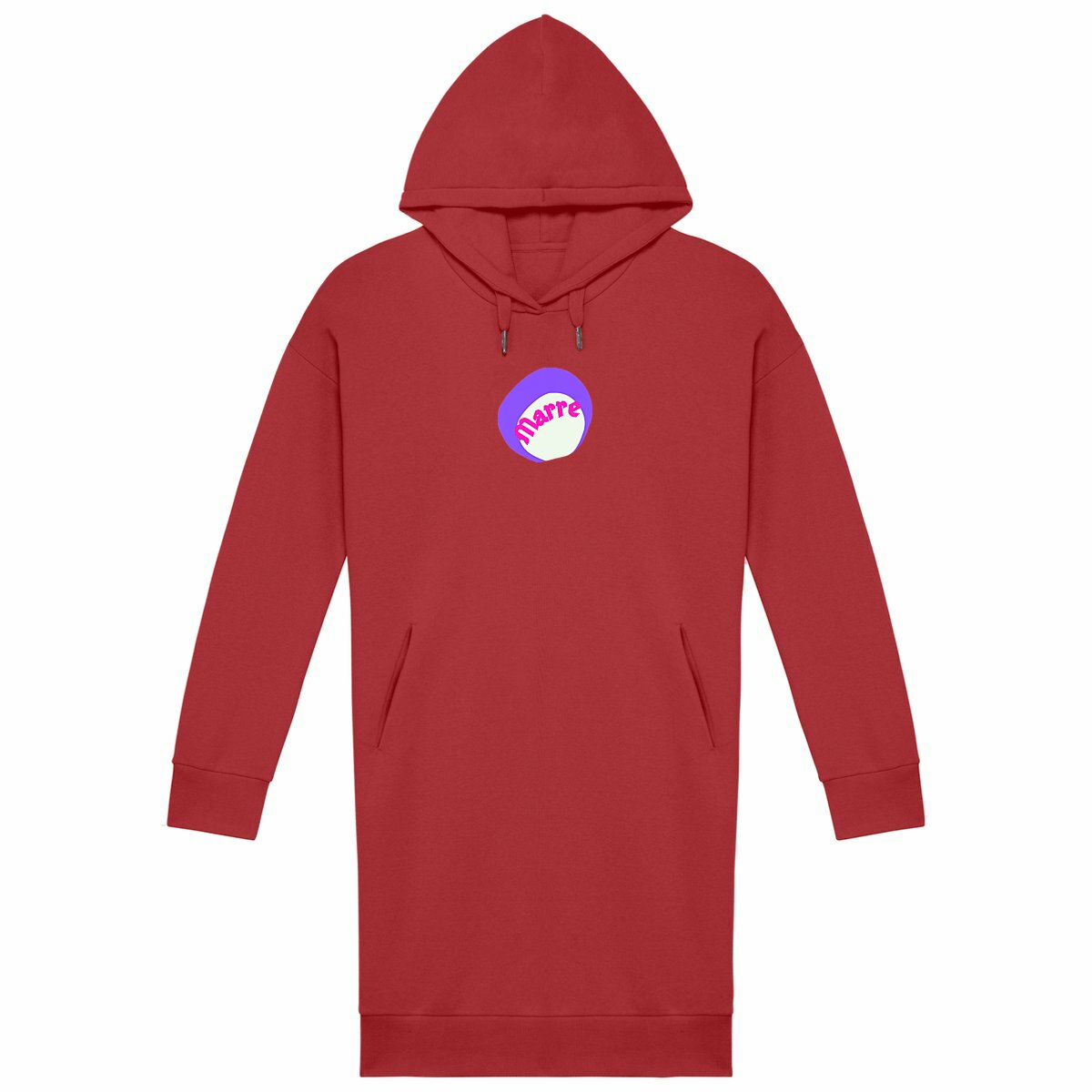 MARRE ? CAPSULE LICORNE ? Robe sweat à capuche 100% écologique 3 coloris