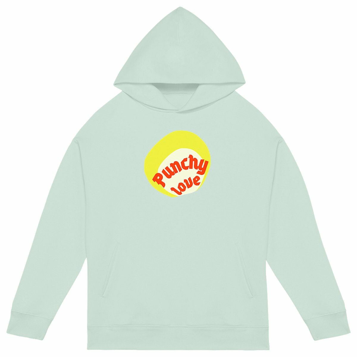 ? PUNCHY LOVE ?❤️‍? Sweat à capuche Oversized écologique 3 coloris