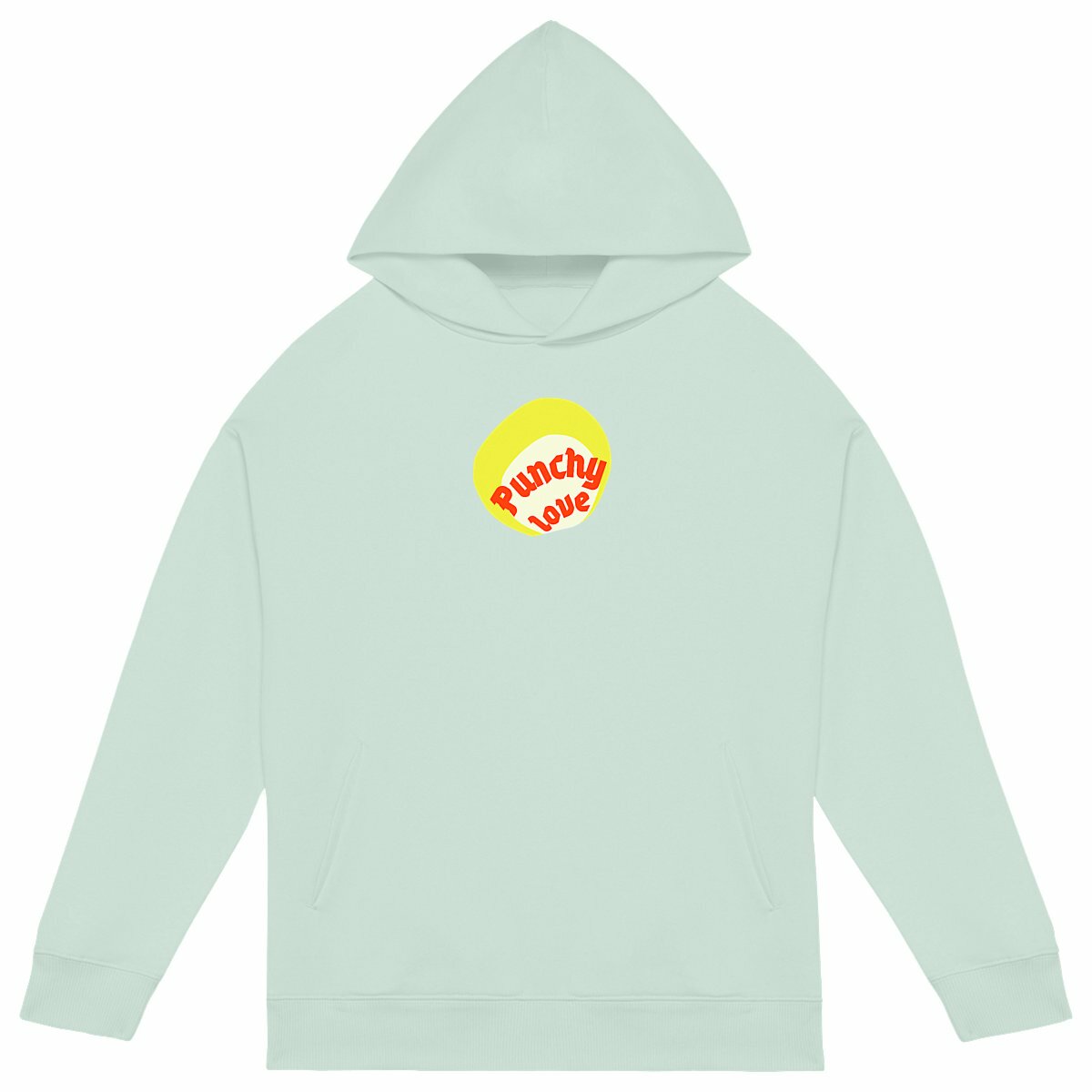 ? PUNCHY LOVE ?❤️‍? Sweat à capuche Oversized écologique 3 coloris