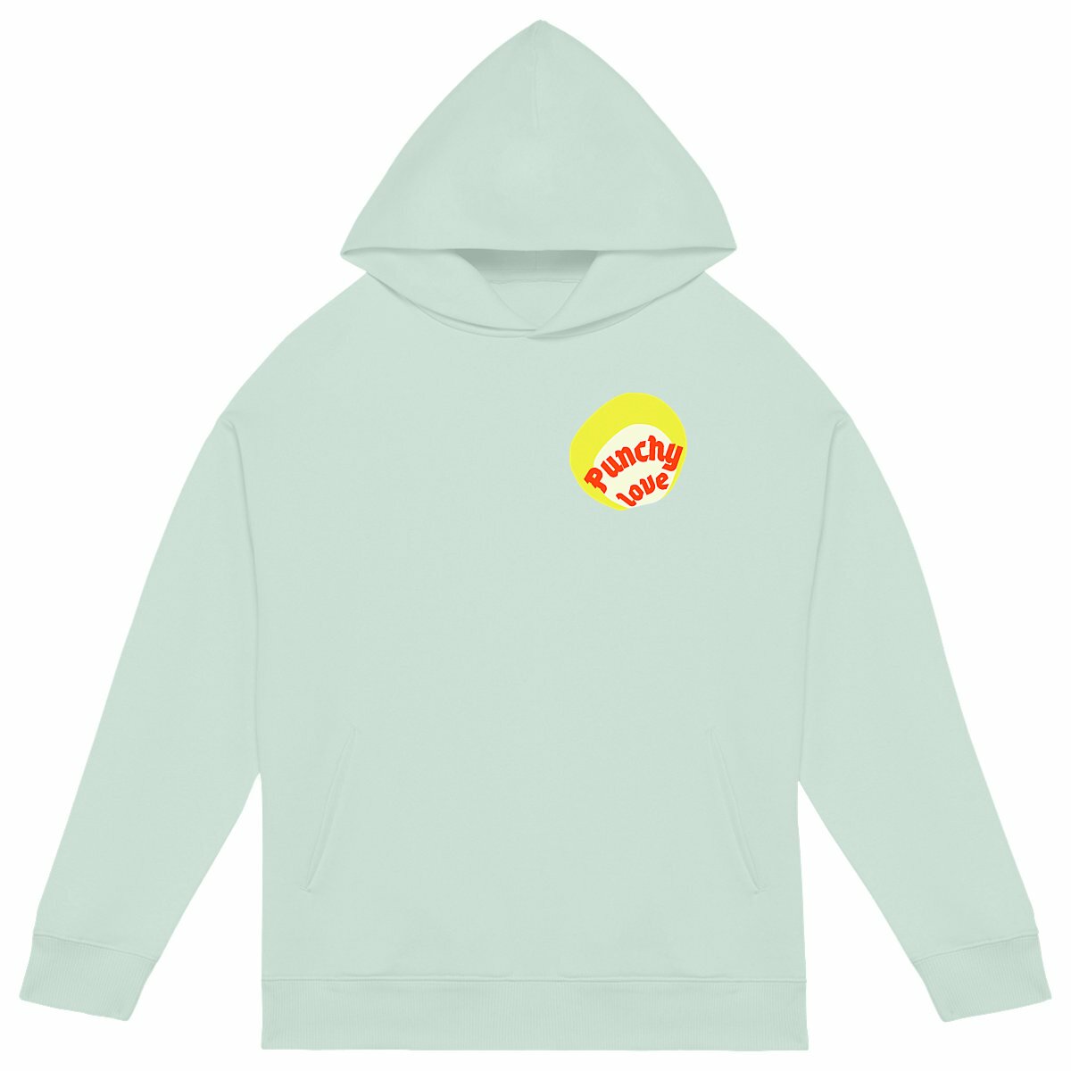 ? PUNCHY LOVE ?❤️‍? Sweat à capuche Oversized écologique 3 coloris