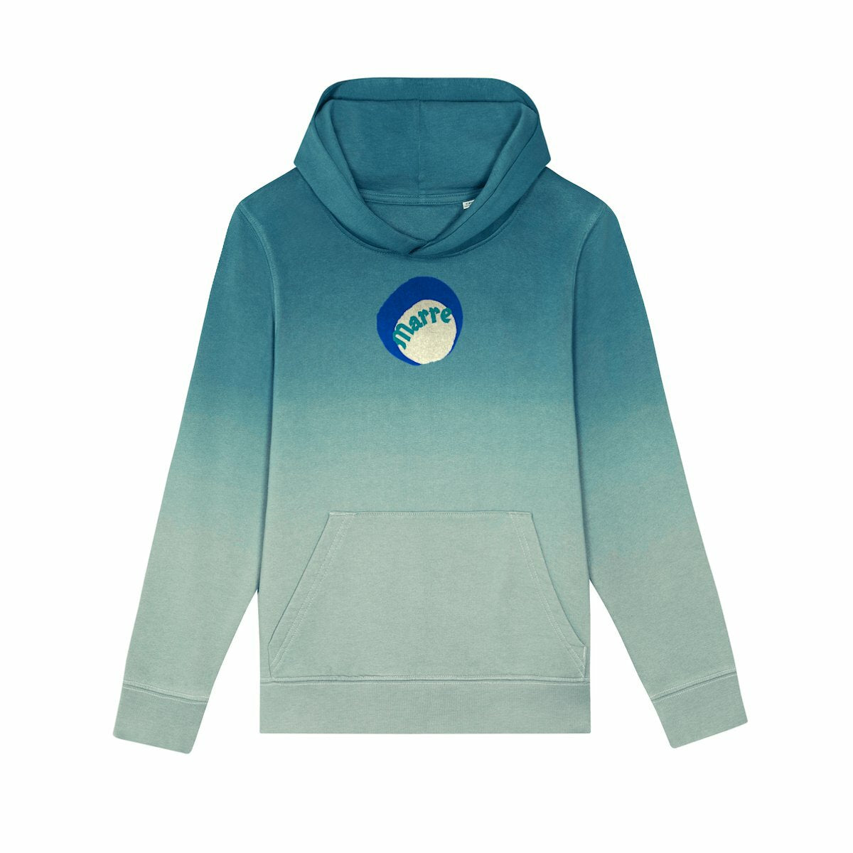 MARRE ! ? CAPSULE OCEAN ? Sweat à capuche Enfant Dip Dye 100% coton biologique 