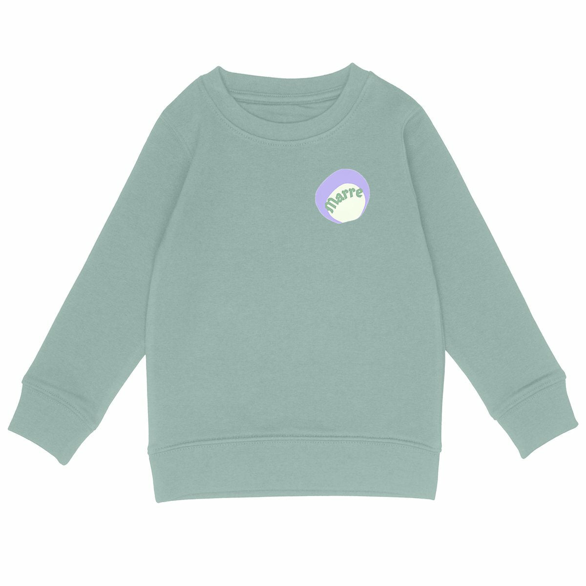 MARRE ? CAPSULE CHANTILLY? Sweat Enfant.Ado léger 100% écologique 4 coloris