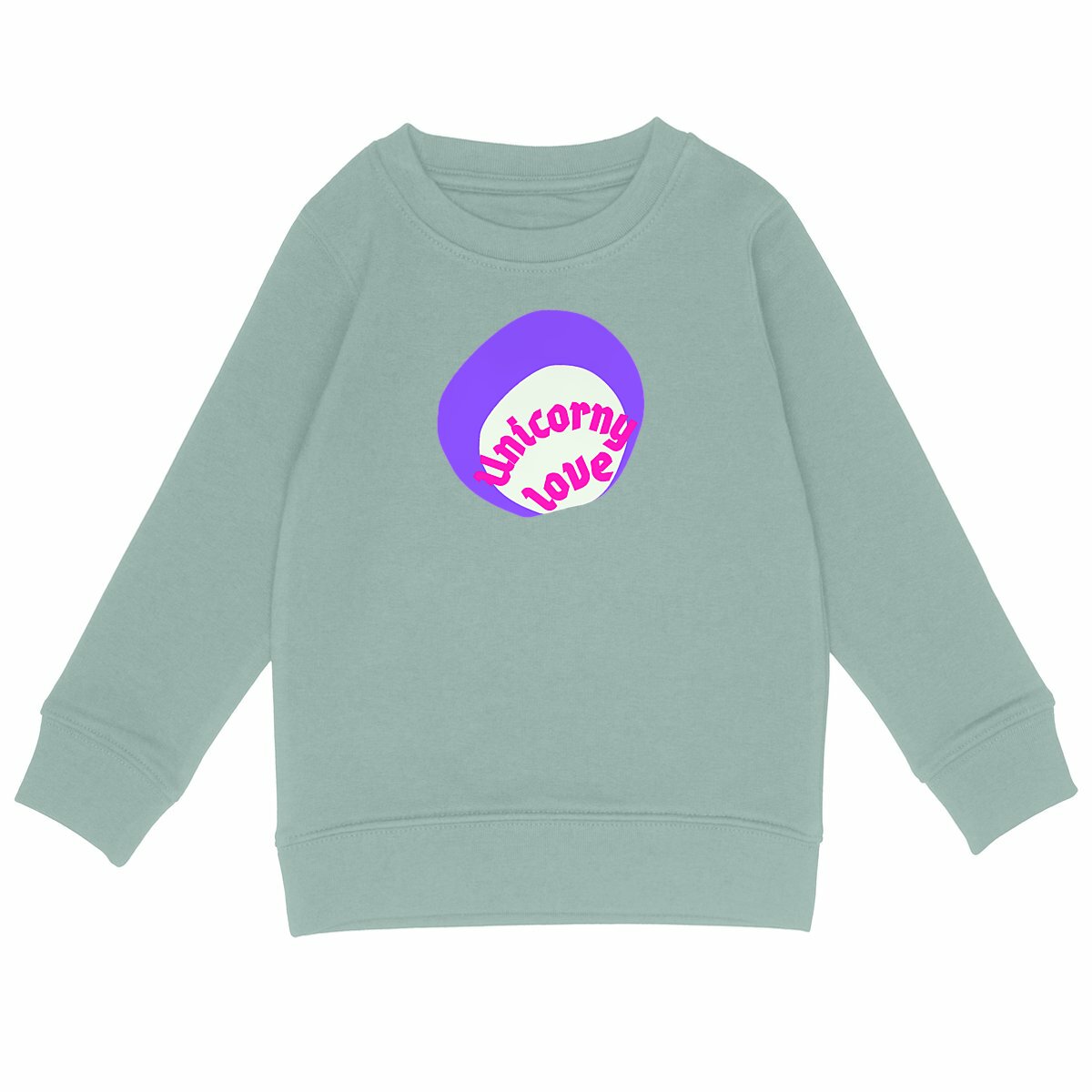 ? UNICORNY LOVE ? ? Sweat léger Enfant.Ado 100% écologique 4 coloris