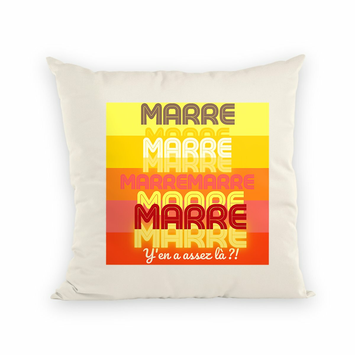 MARRE ? TAMPON SOLEIL ? Coussin et sa housse