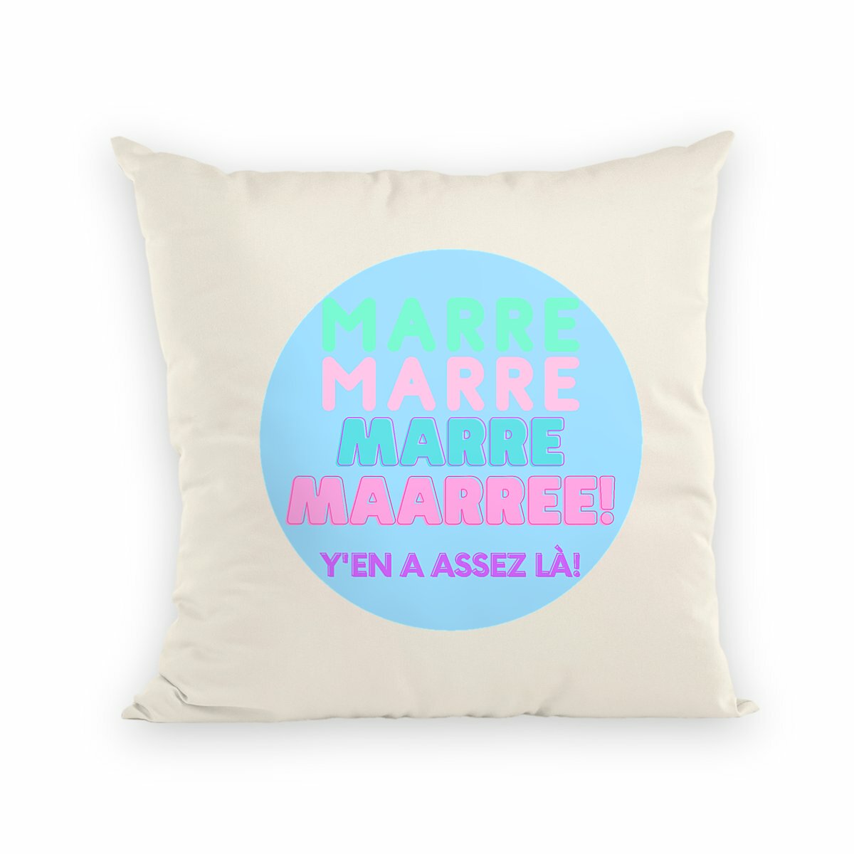 MARRE ? MACARON SWEETY ? Coussin et sa housse