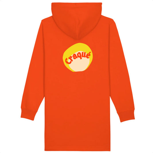 Craqué La Robe du clip ! hoodie à capuche (85% coton biologique filé et peigné 15% polyester recyclé) 2 coloris